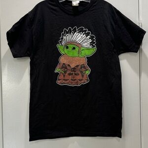 Star Wars - Grogu - Baby Yoda Black Tee - Size Men’s Medium